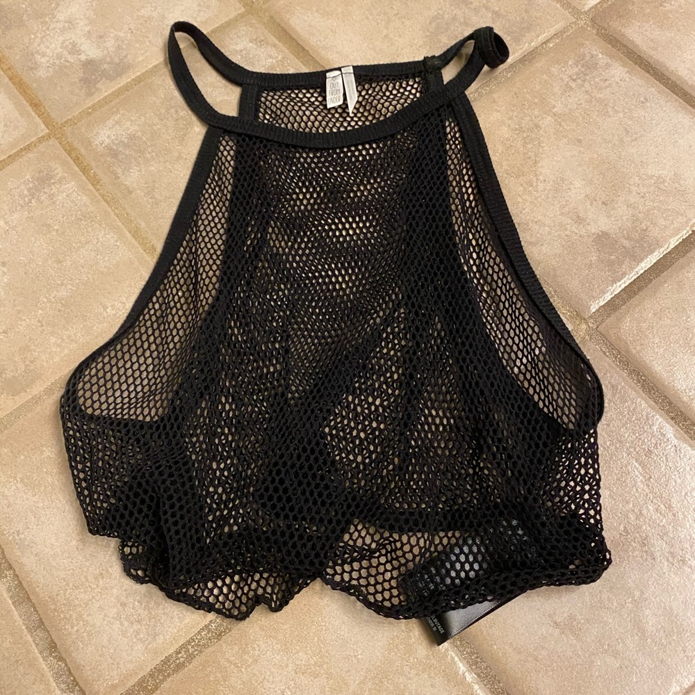 Urban outfitters mesh crop top